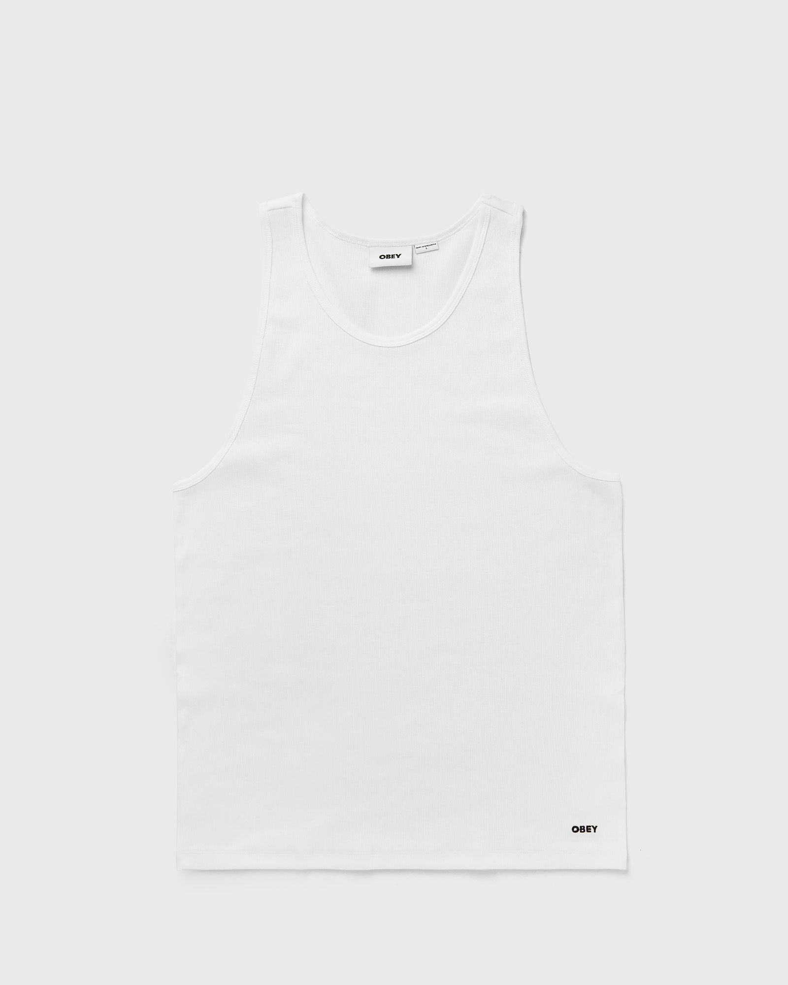 Obey STANDARD RIB TANK 2 PACK, white