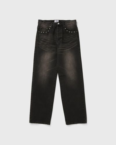 Obey STUDDED BOXCAR STRAIGHT LEG DM, black