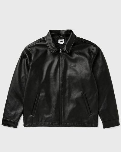Obey WORKMAN PU JACKET, black