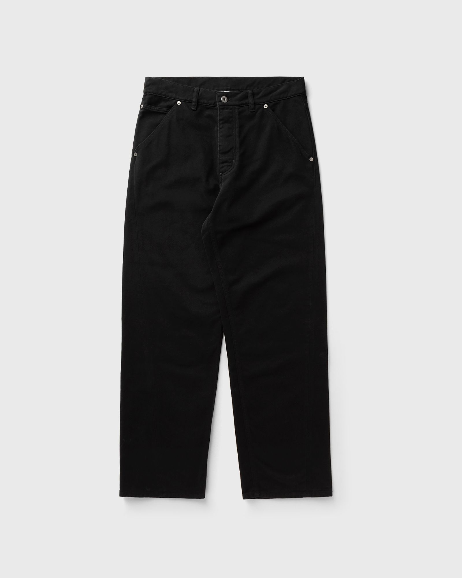OLAF BRUSHED TWILL DENIM PANT, black