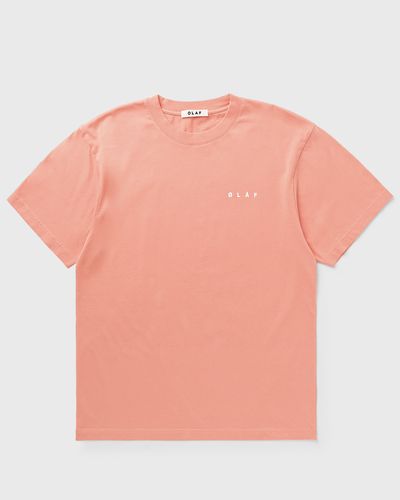 OLAF BRUSHSTROKE FACE TEE, orange