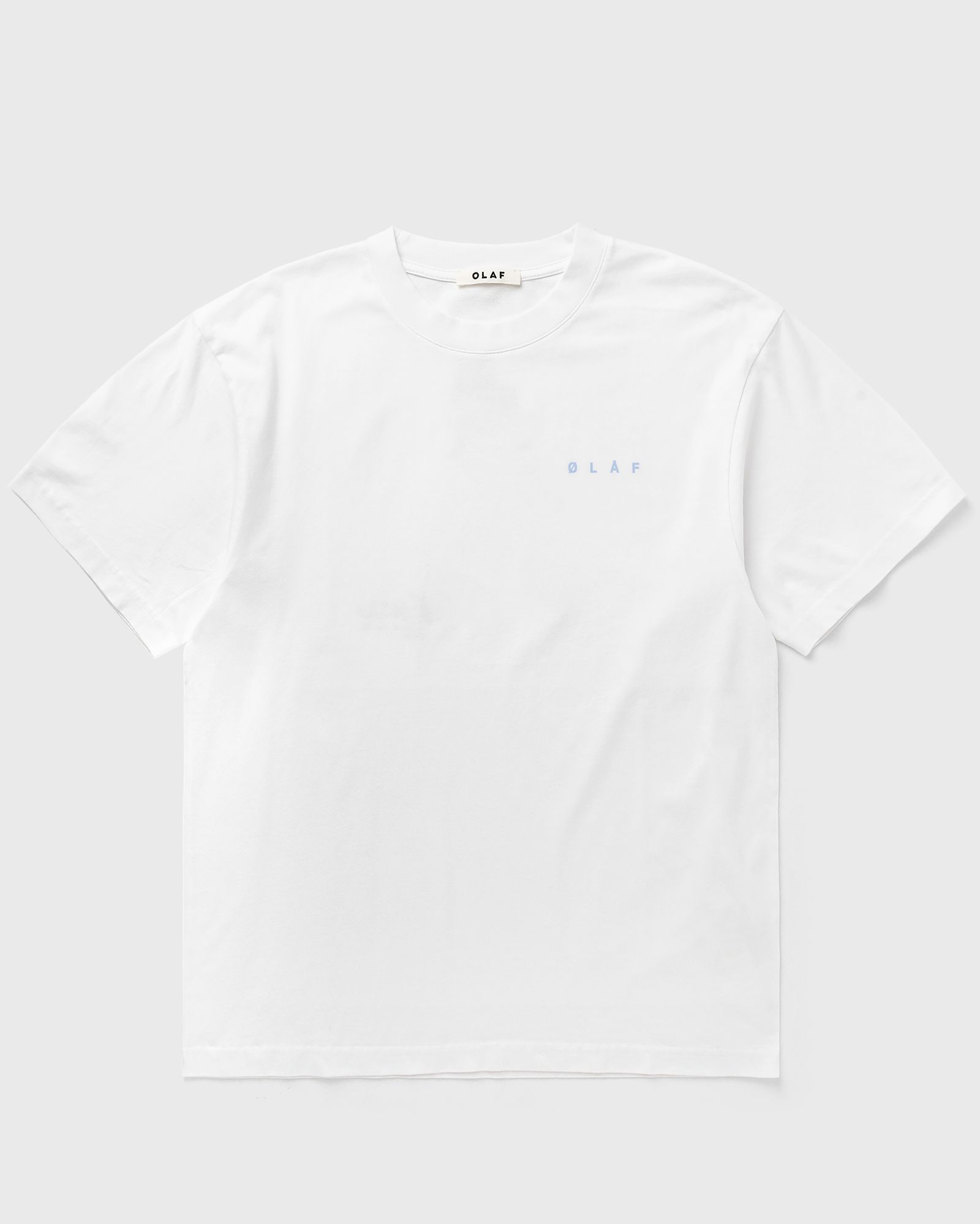 OLAF BRUSHSTROKE FACE TEE, white