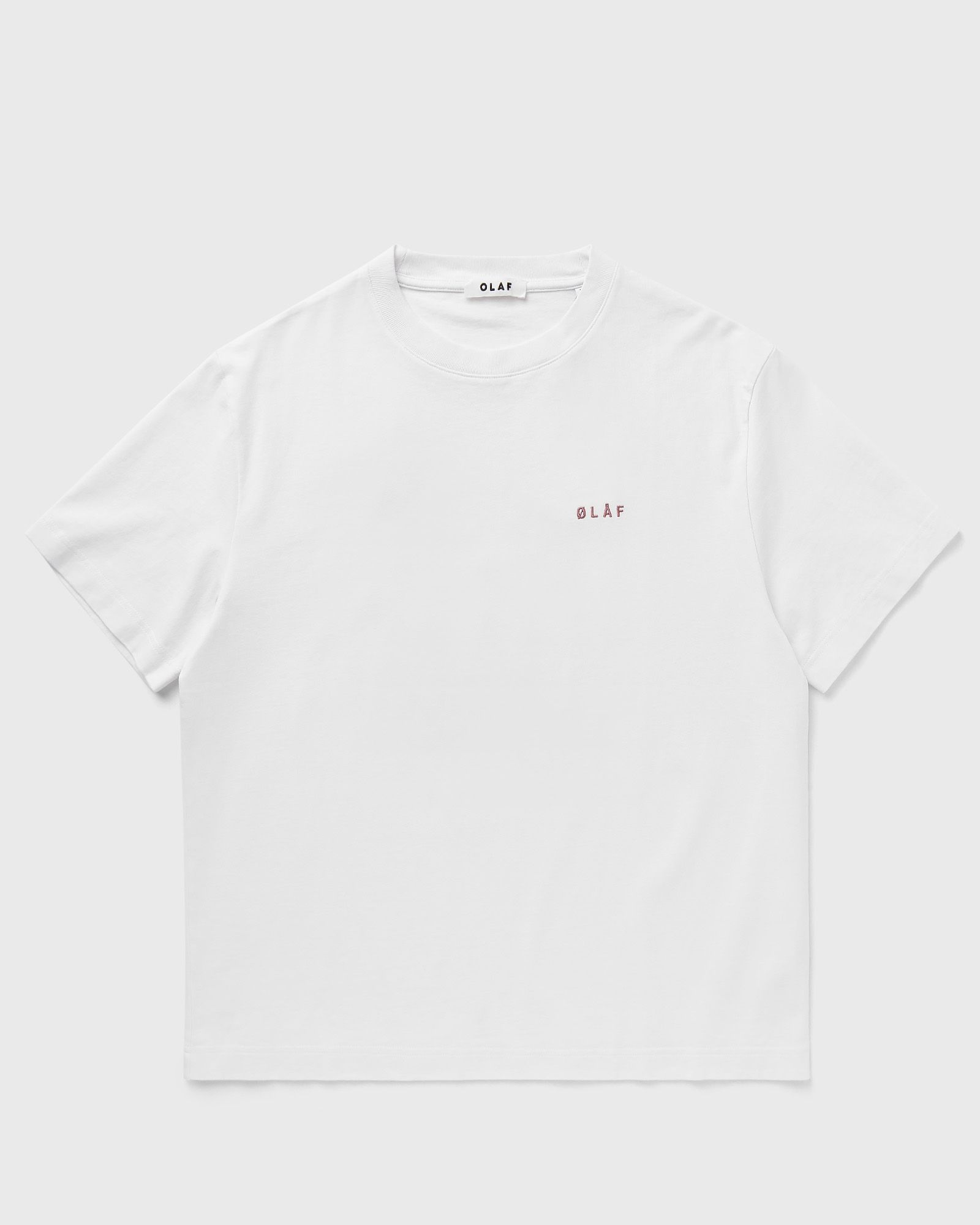 OLAF BRUSHSTROKE GRAPHIC BOXY TEE, white