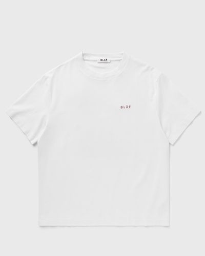 OLAF BRUSHSTROKE GRAPHIC BOXY TEE, white