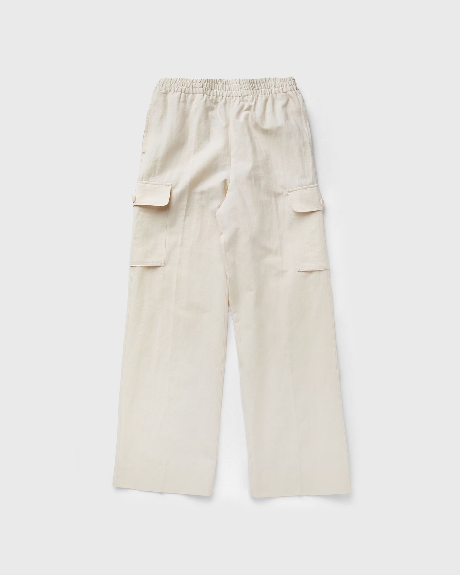 OLAF COTTON LINEN CARGO PANTS, beige