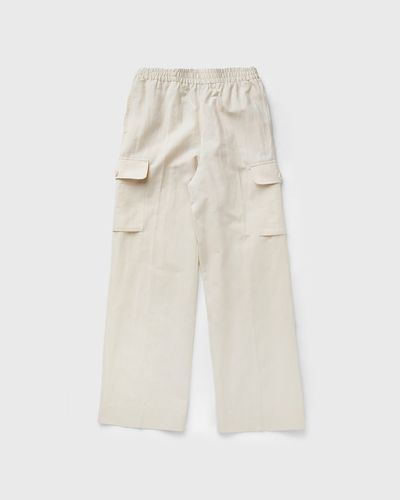 OLAF COTTON LINEN CARGO PANTS, beige