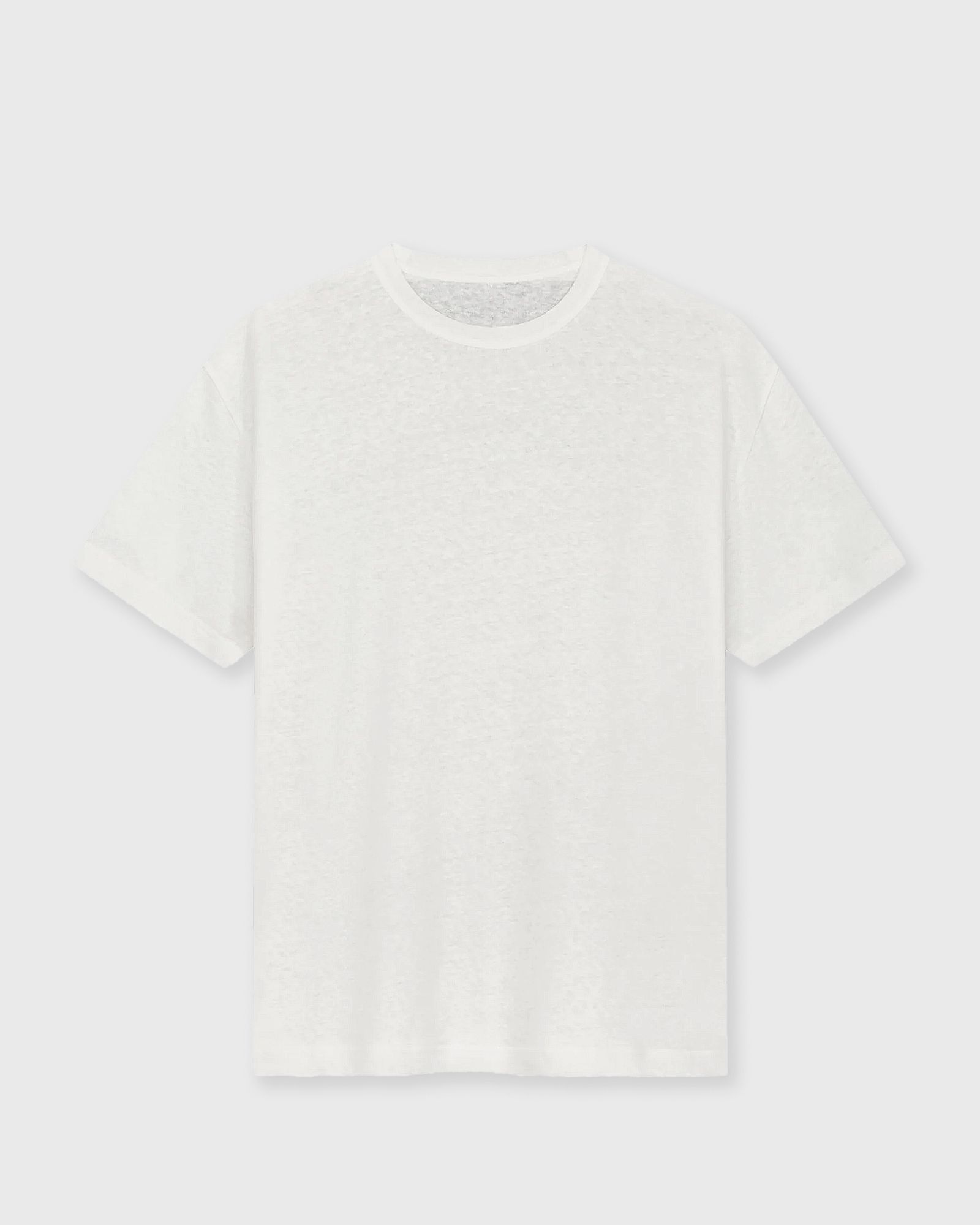 OLAF ESSENTIAL COTTON LINEN TEES, beige