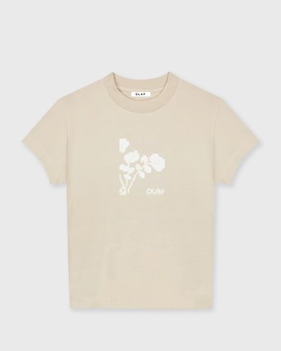 OLAF FELTED WATERCREST BABY TEES, beige