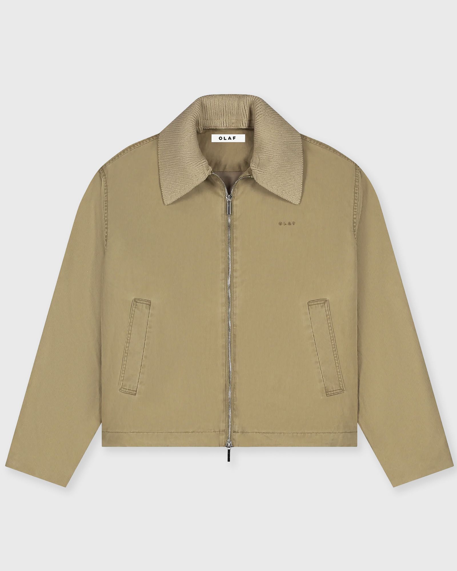 OLAF HERRINGBONE JACKET, beige