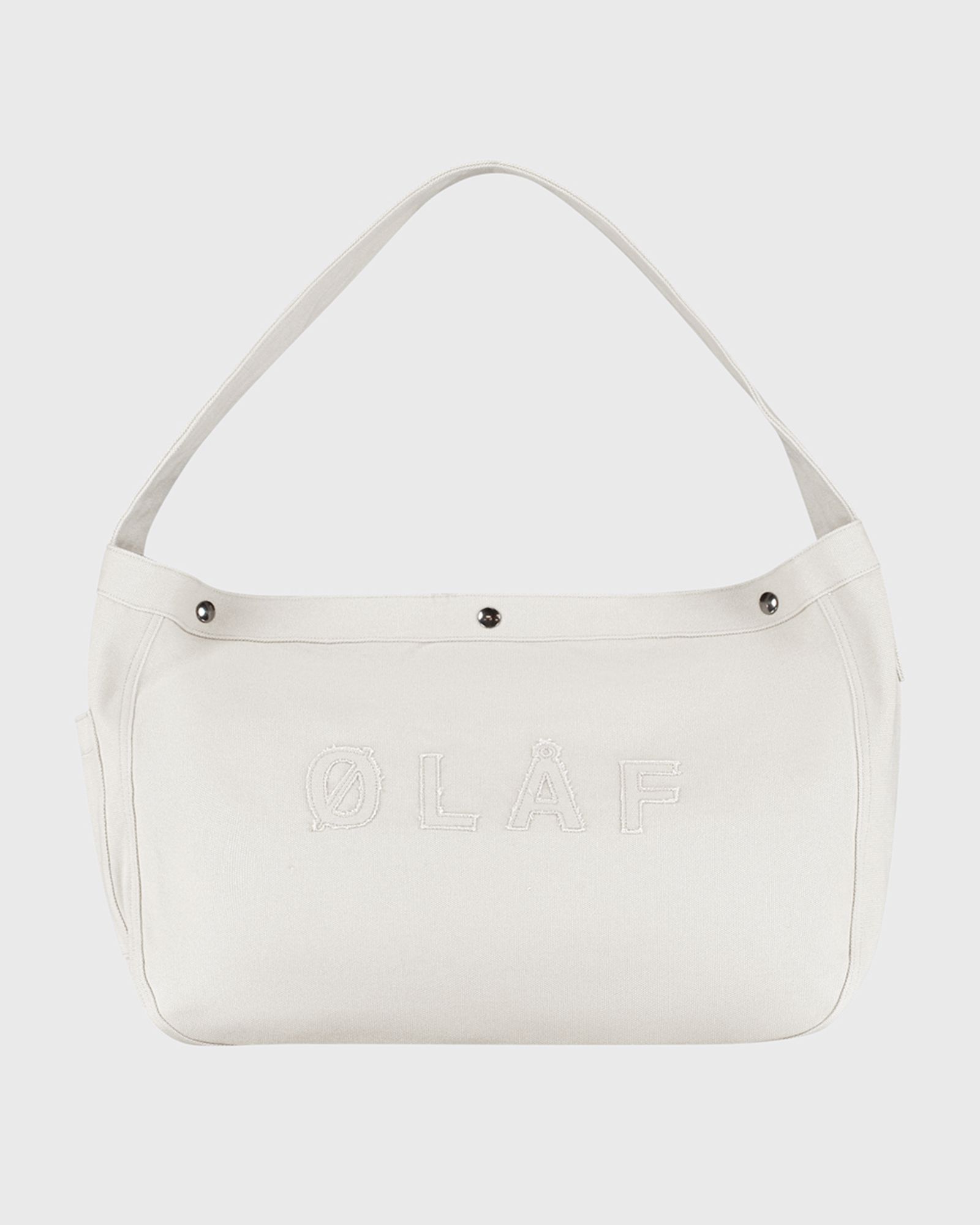 OLAF NEWSPAPER  BAG, white