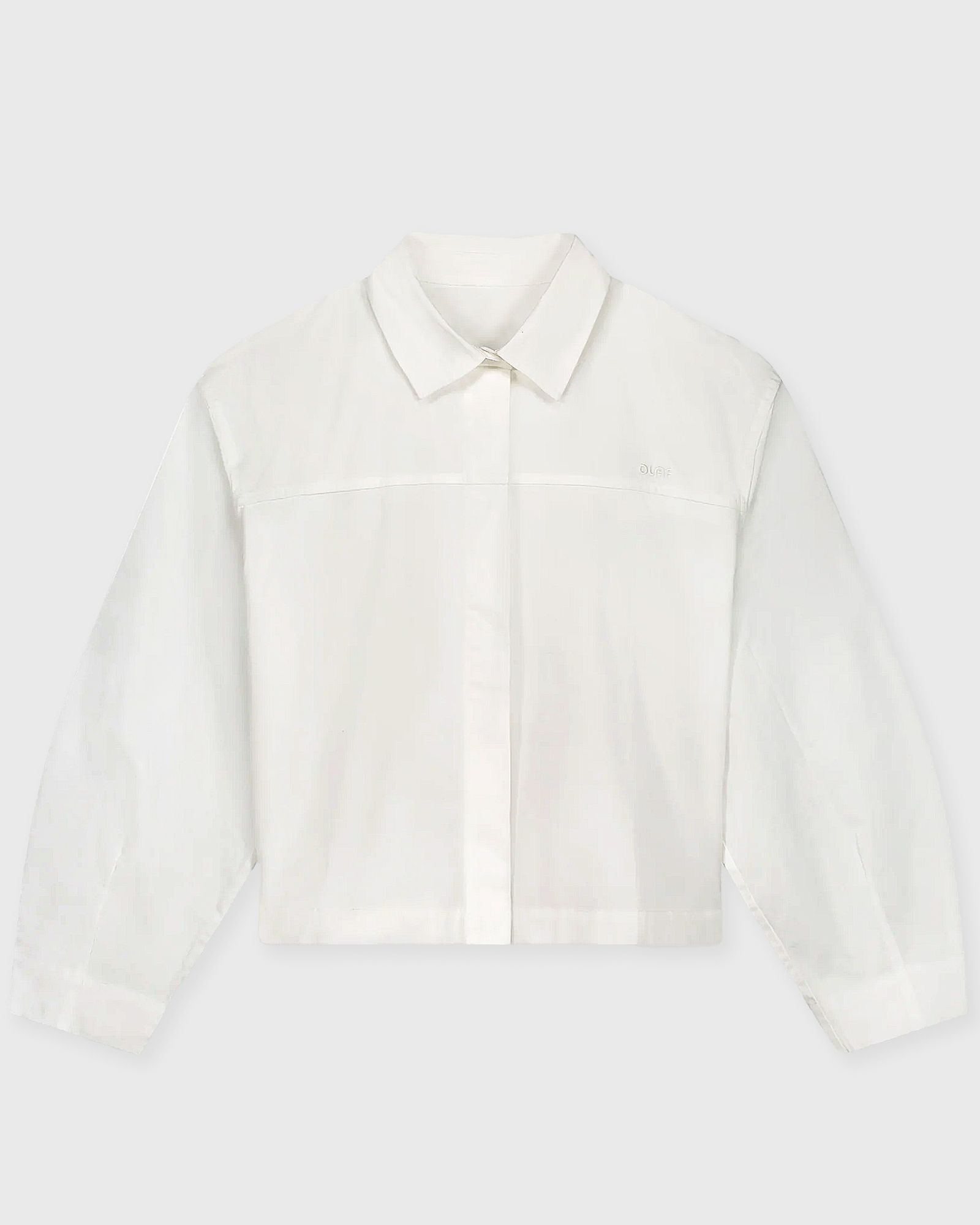 OLAF RETRO LOGO BOXY SHIRTS, white