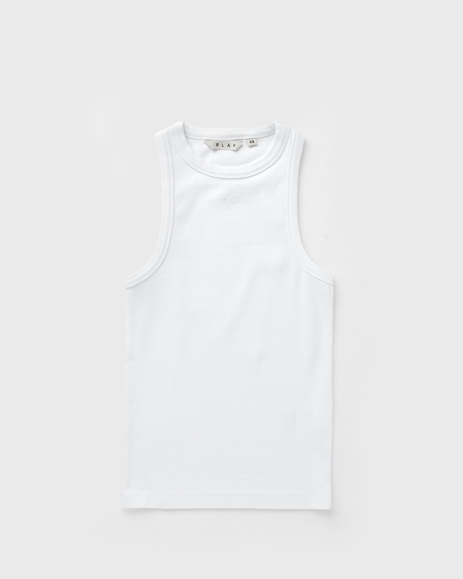 OLAF RIB TANKTOP, white