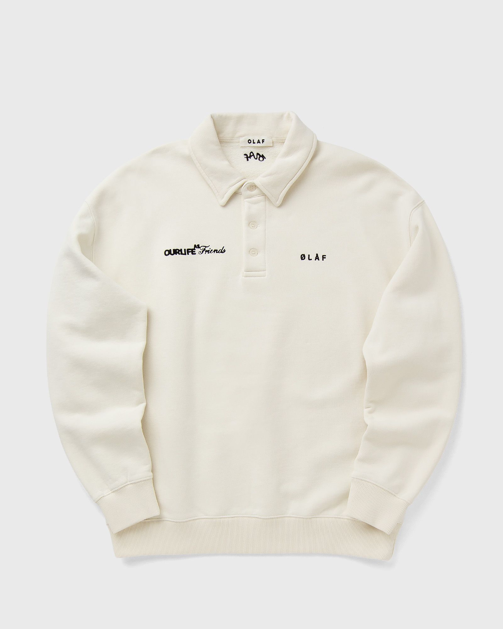 OLAF SCRIPT FRIENDS OVERSIZED POLO, beige