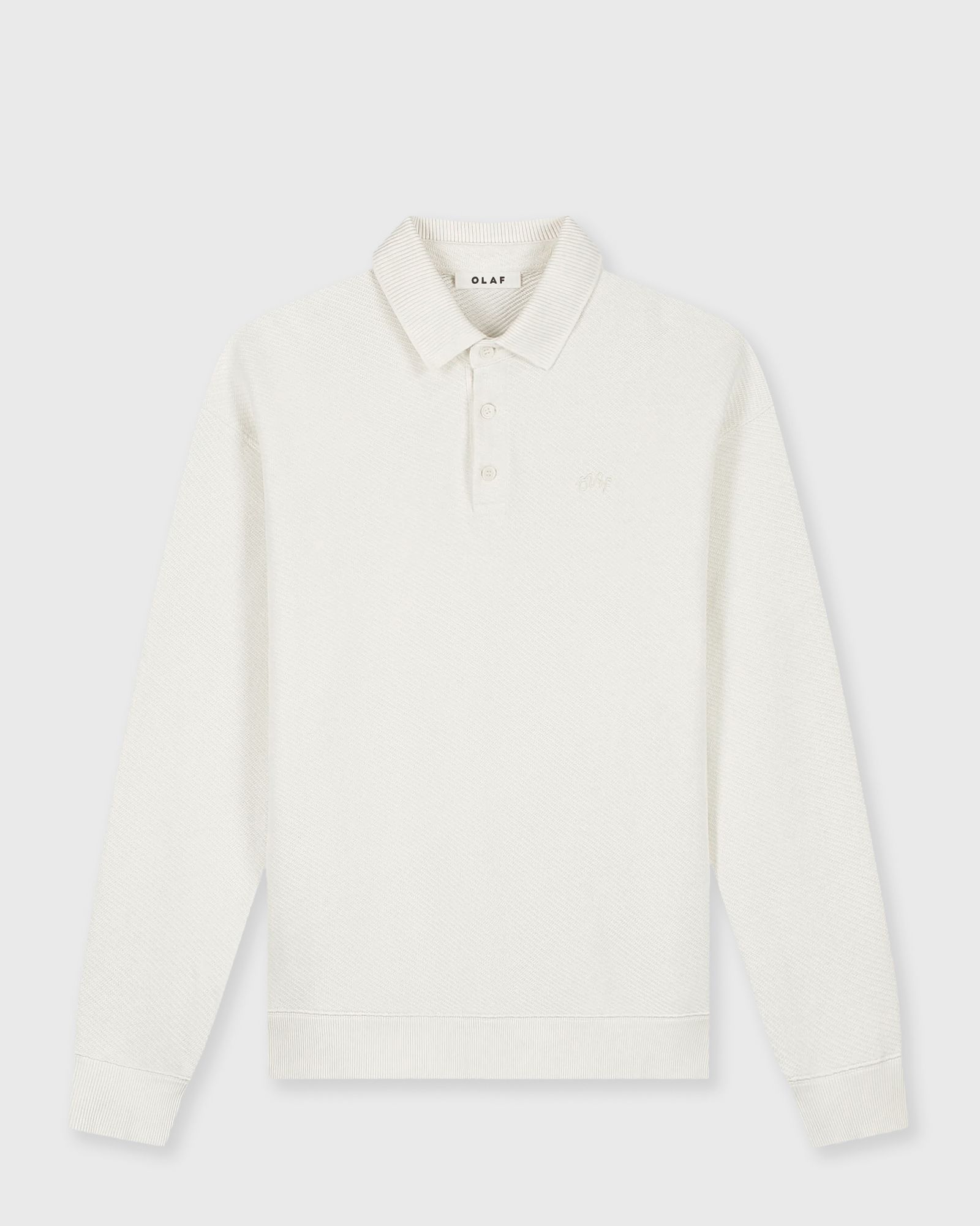 OLAF SIGNATURE OVERSIZED POLO, beige