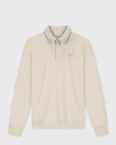 OLAF SIGNATURE OVERSIZED POLO, beige