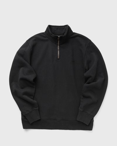 OLAF SIGNATURE ZIP MOCK, black