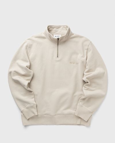OLAF SIGNATURE ZIP MOCK, beige