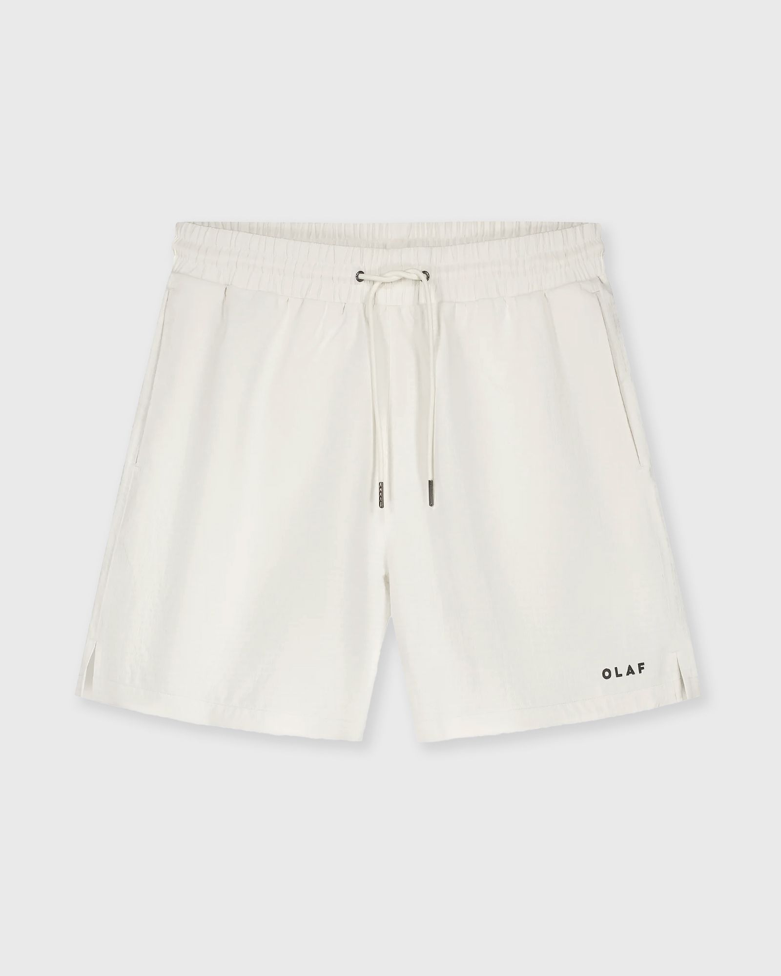 OLAF TEXTURE REGULAR SWIM SHORTS, beige