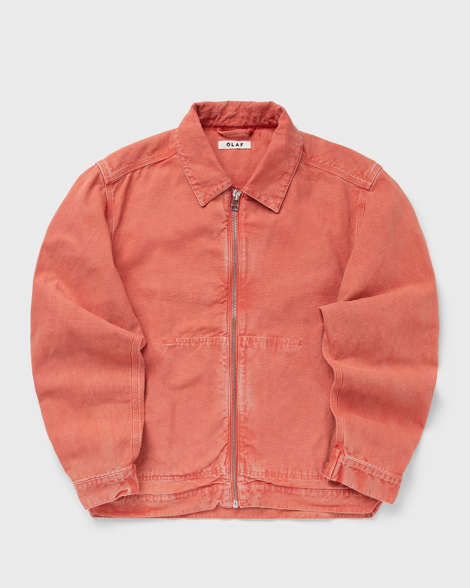 OLAF WASHED CANVAS JACKET, orange