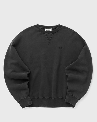 OLAF WASHED SIGNATURE BOXY CREWNECK, grey