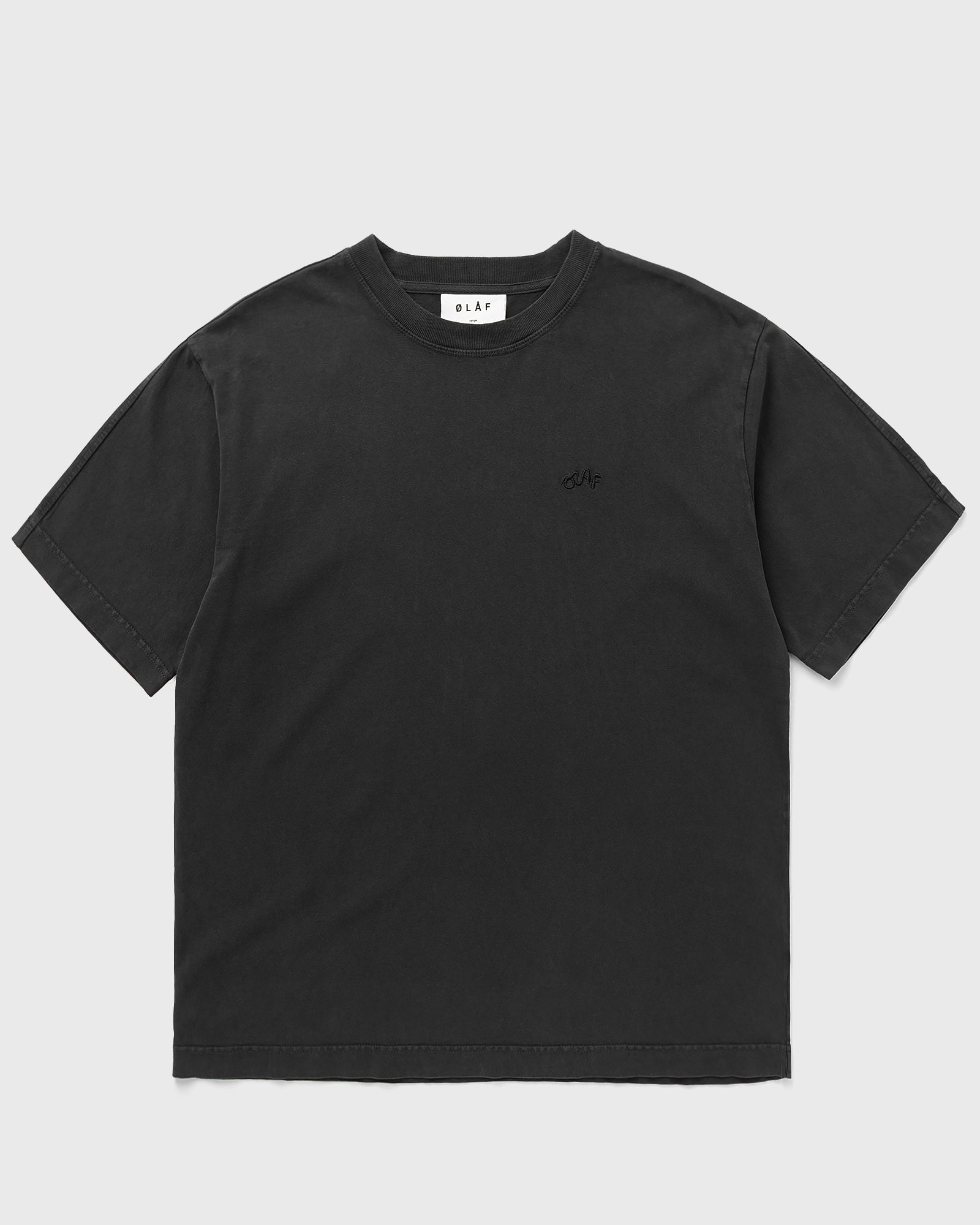 OLAF WASHED SIGNATURE SS TEE, grey