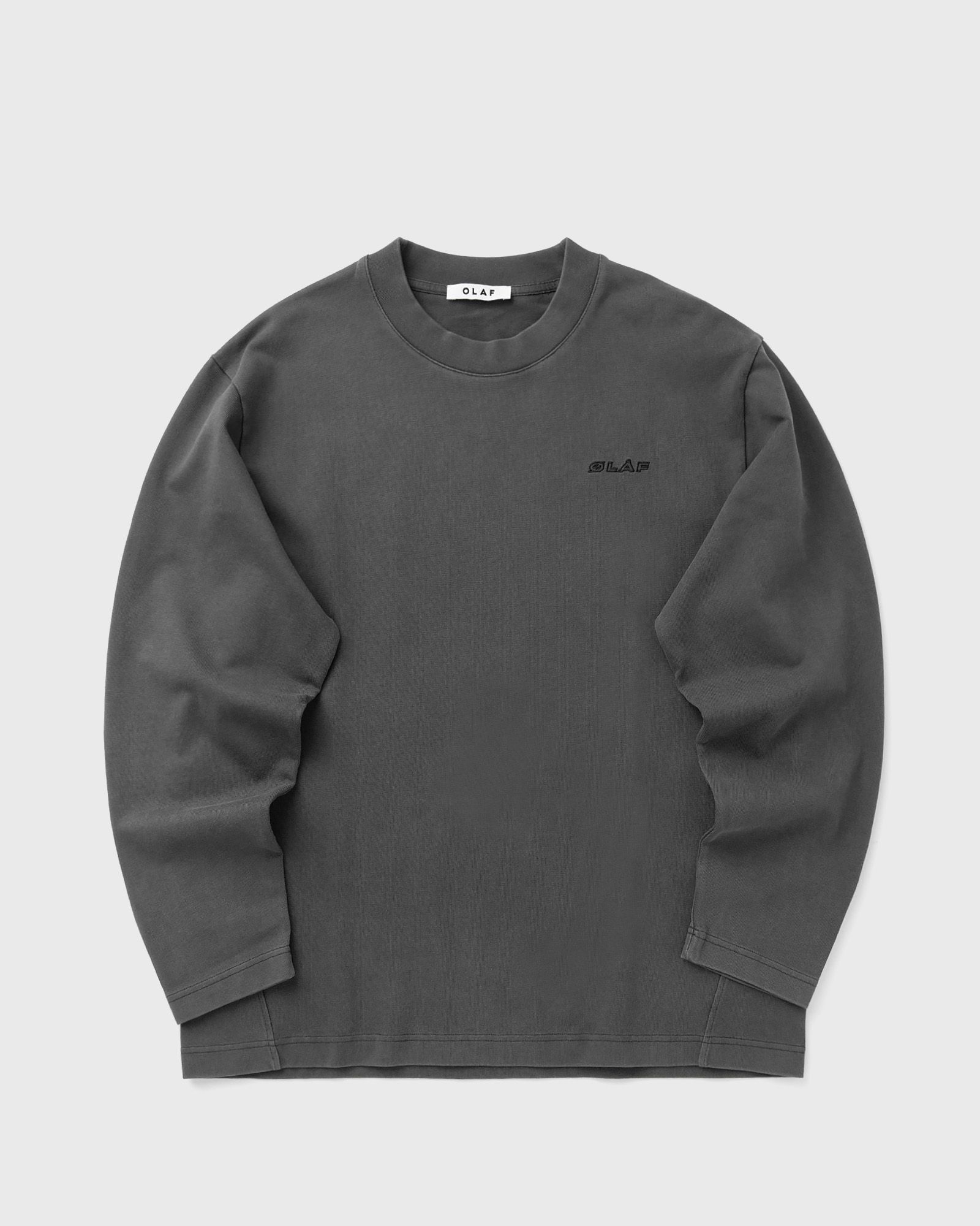 OLAF WASHED STUDIO LS TEE, grey