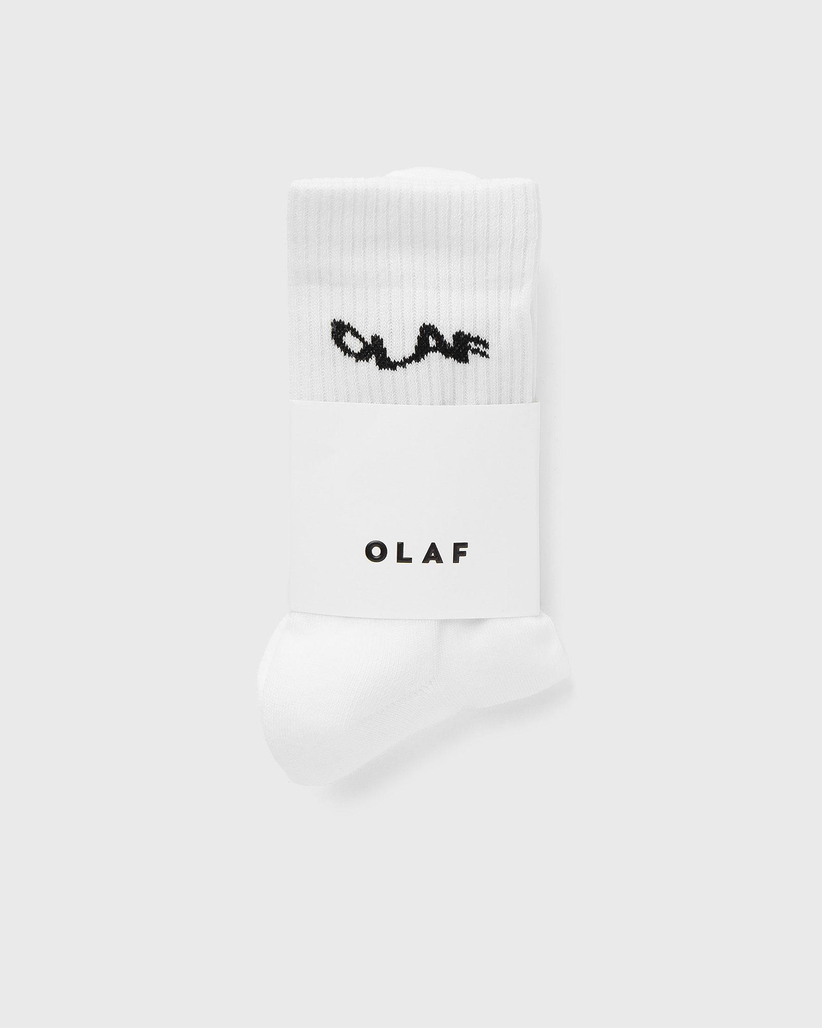 OLAF WAVY DRIFT SOCK, white