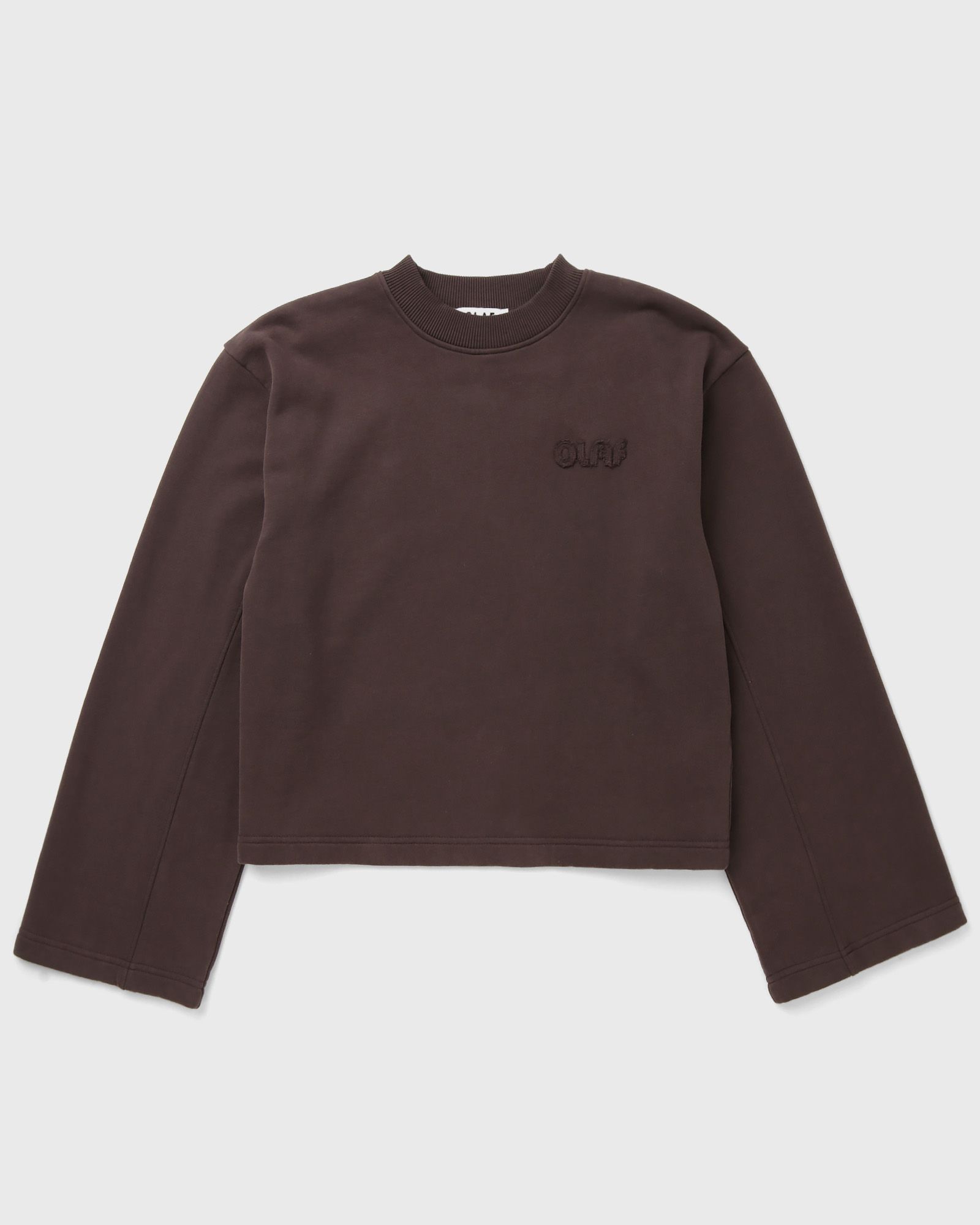 OLAF WMNS RETRO LOGO CREWNECK, brown