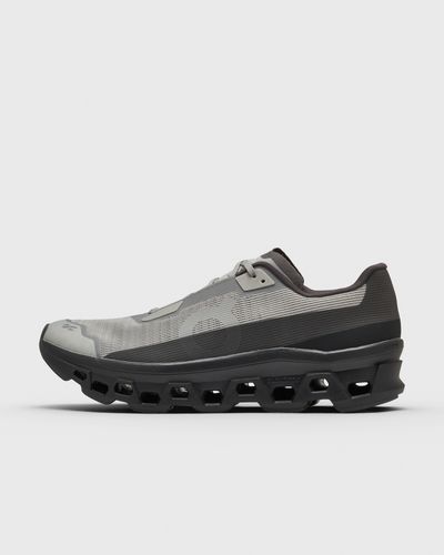 On Cloudmonster Void, black|grey