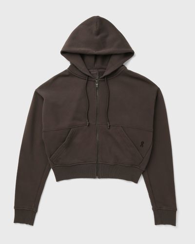 On Club Collective Full Zip Hoodie FKA, brown