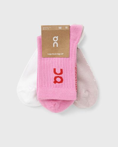 On Logo Sock High 3P, multi