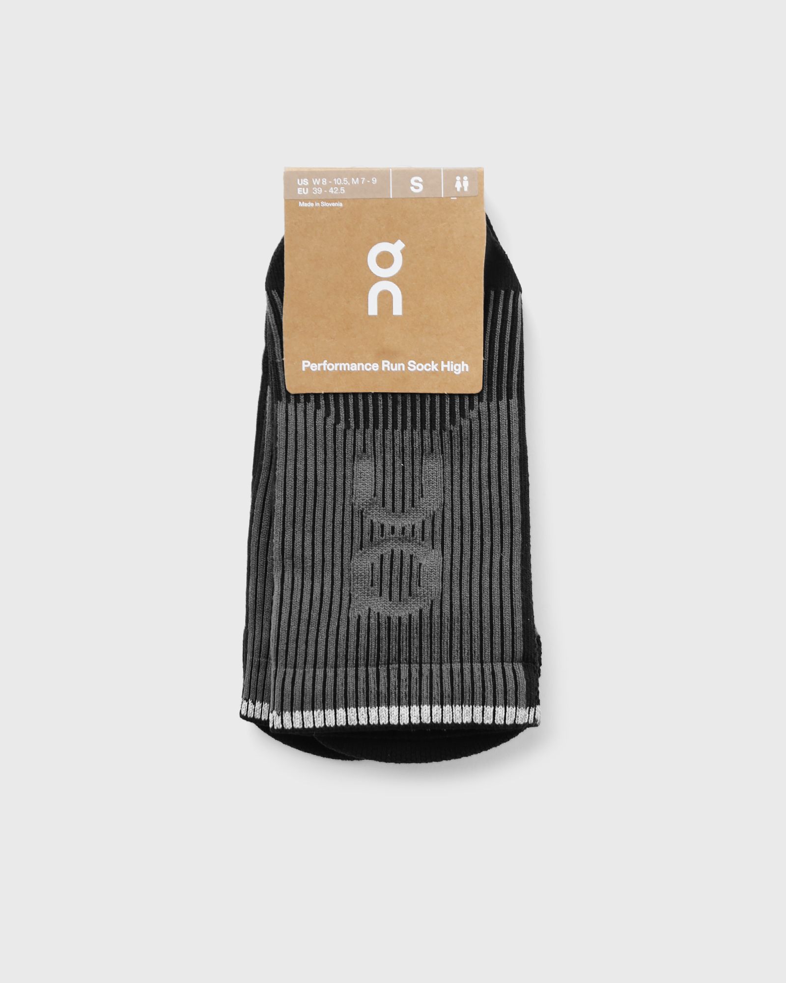 On Performance Run Sock High, black