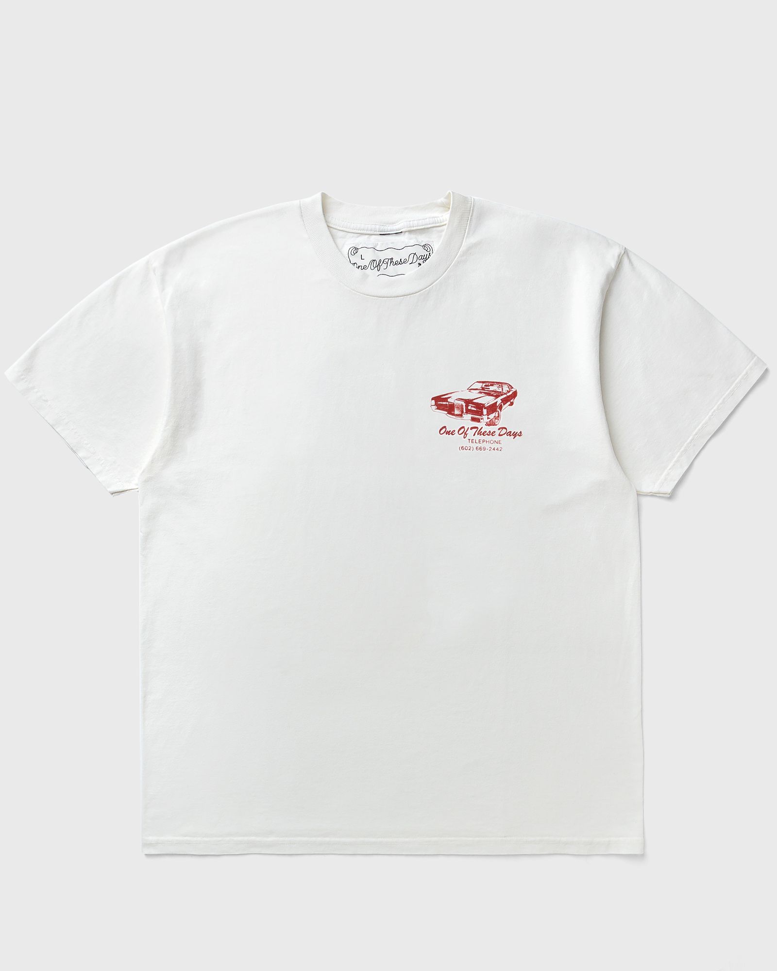 One of these Days TIRE SERVICE TSHIRT, white