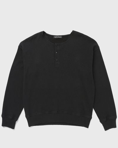 Our Legacy BALLON SWEATSHIRT, black