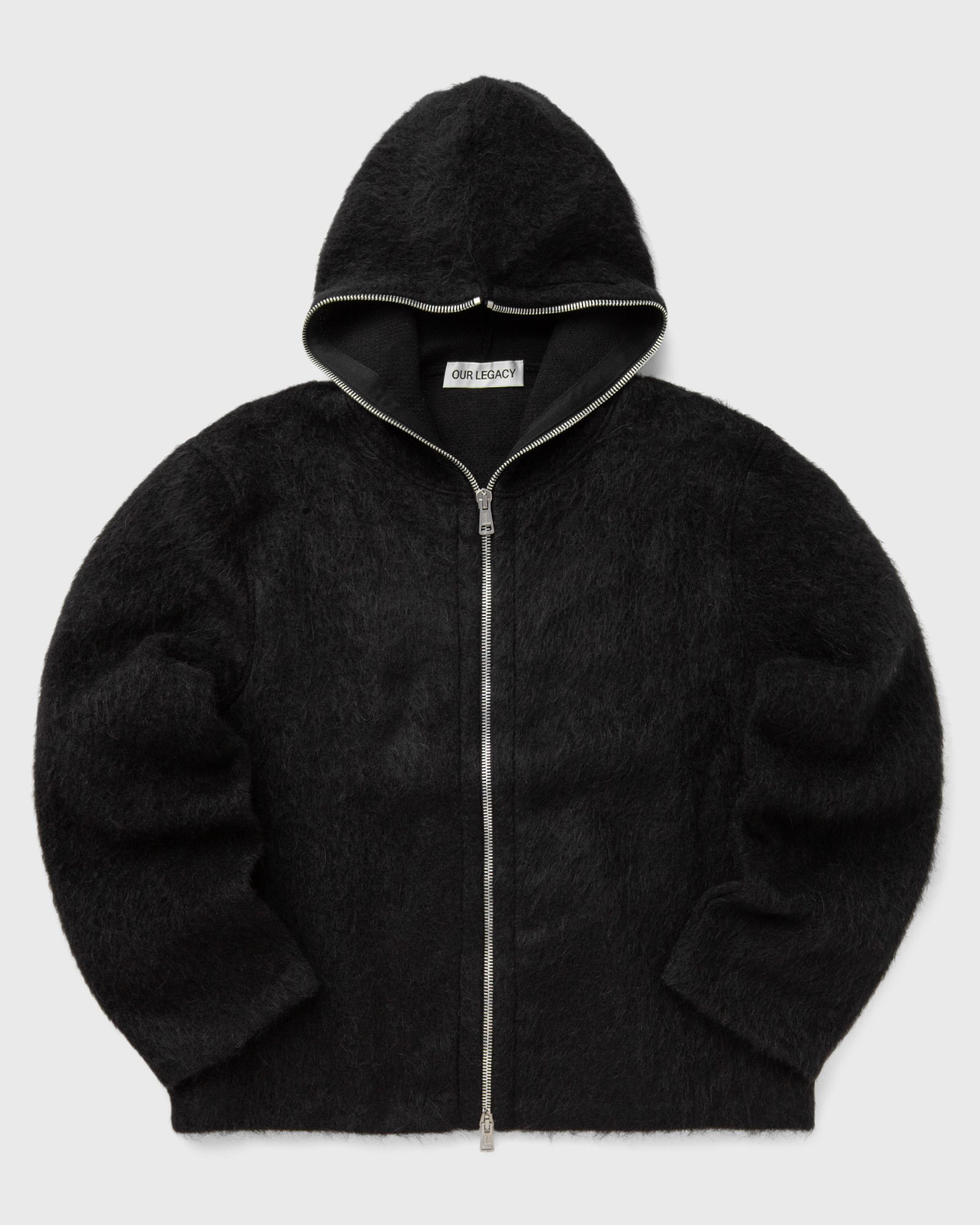 Our Legacy FULL ZIP HOOD, black