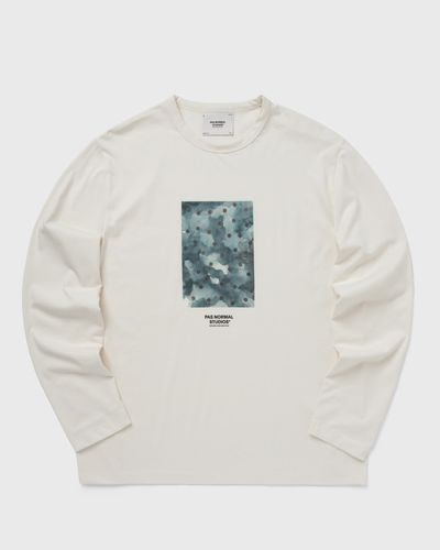 Pas Normal Studios Off-Race Cotton Tech Graphic Long Sleeve T-Shirt, white