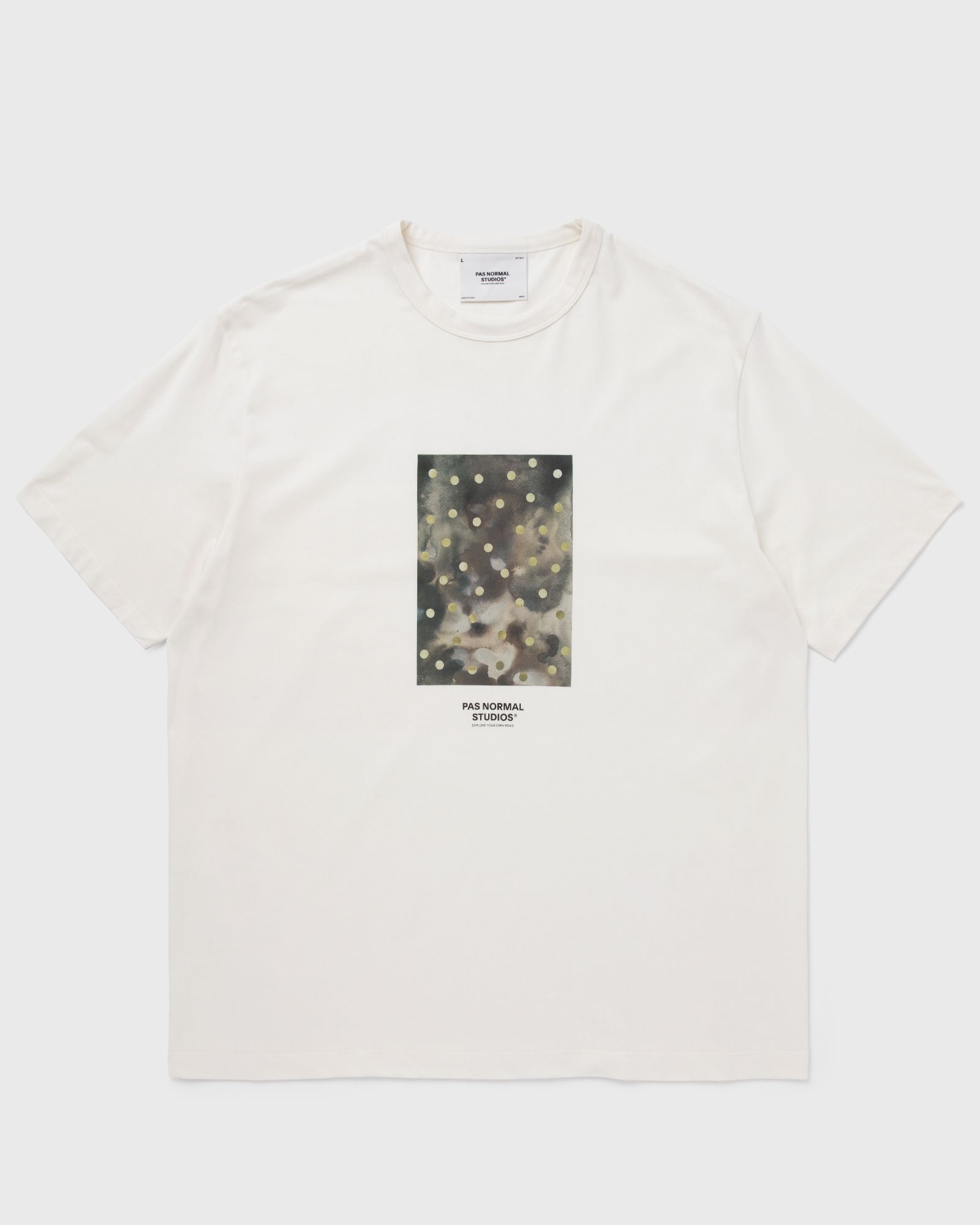 Pas Normal Studios Off-Race Cotton Tech Graphic T-Shirt, white