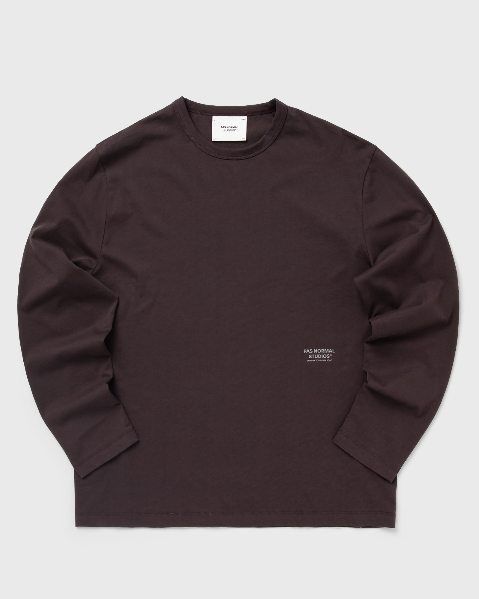 Pas Normal Studios Off-Race Cotton Tech Long Sleeve T-Shirt, purple
