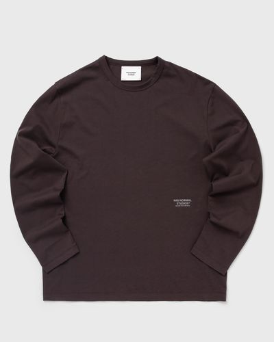 Pas Normal Studios Off-Race Cotton Tech Long Sleeve T-Shirt, purple