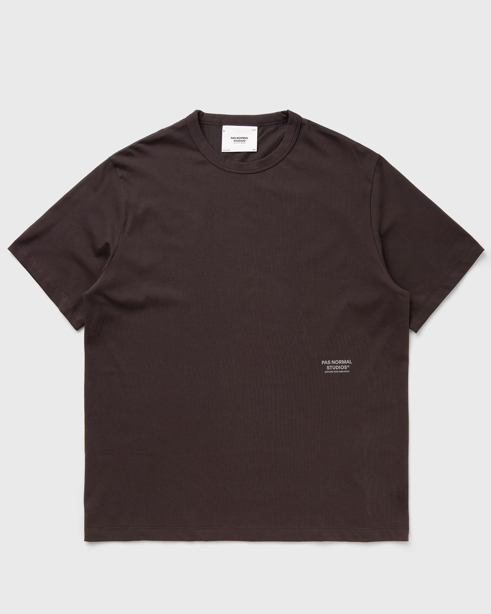 Pas Normal Studios Off-Race Cotton Tech T-Shirt, brown