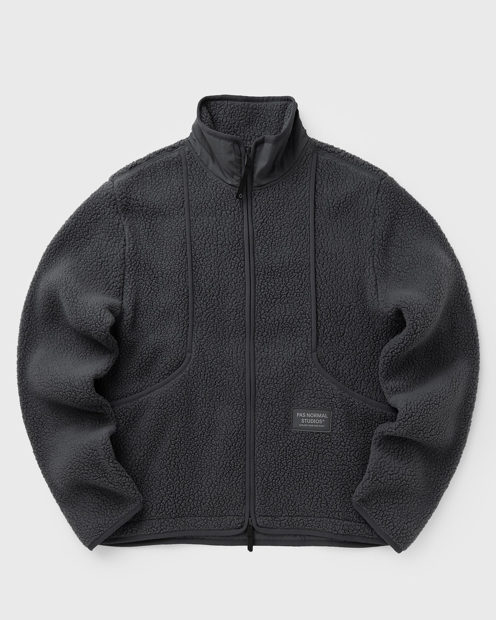 Pas Normal Studios Off-Race Pile Fleece Jacket, grey