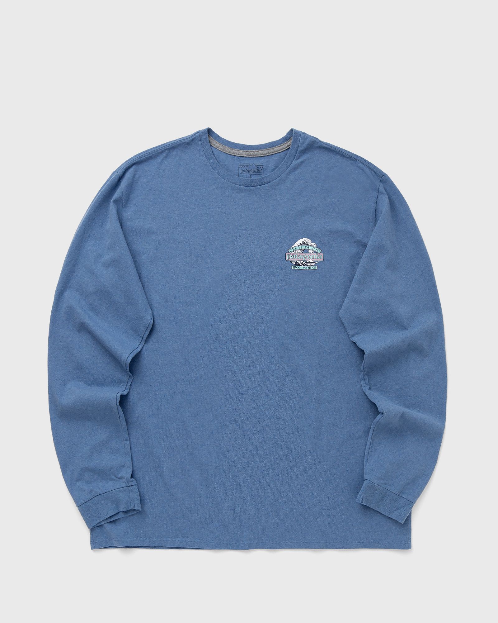 Patagonia Long-Sleeved Great Waves Responsibili-Tee, blue
