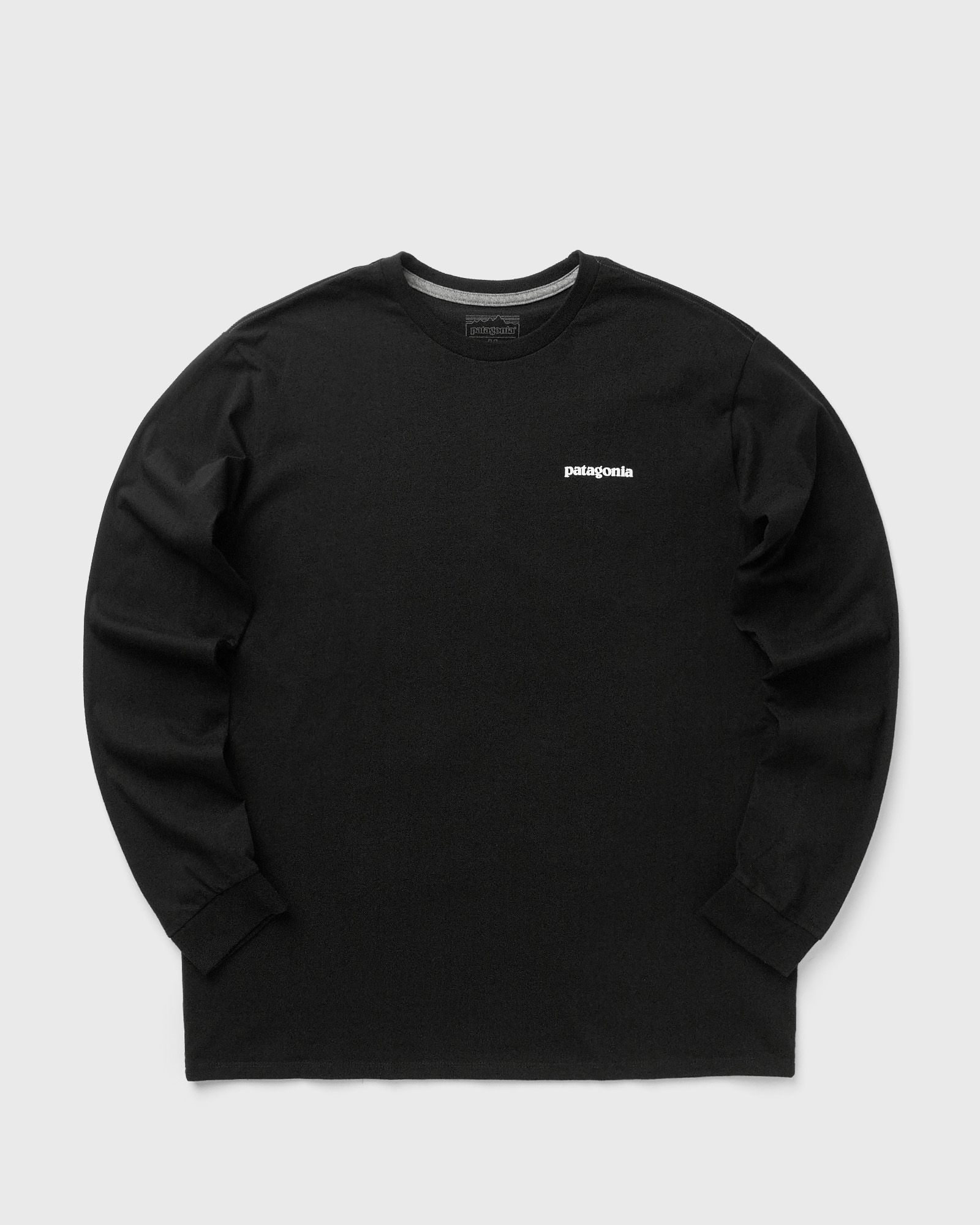 Patagonia Long-Sleeved P-6 Logo Responsibili-Tee, black