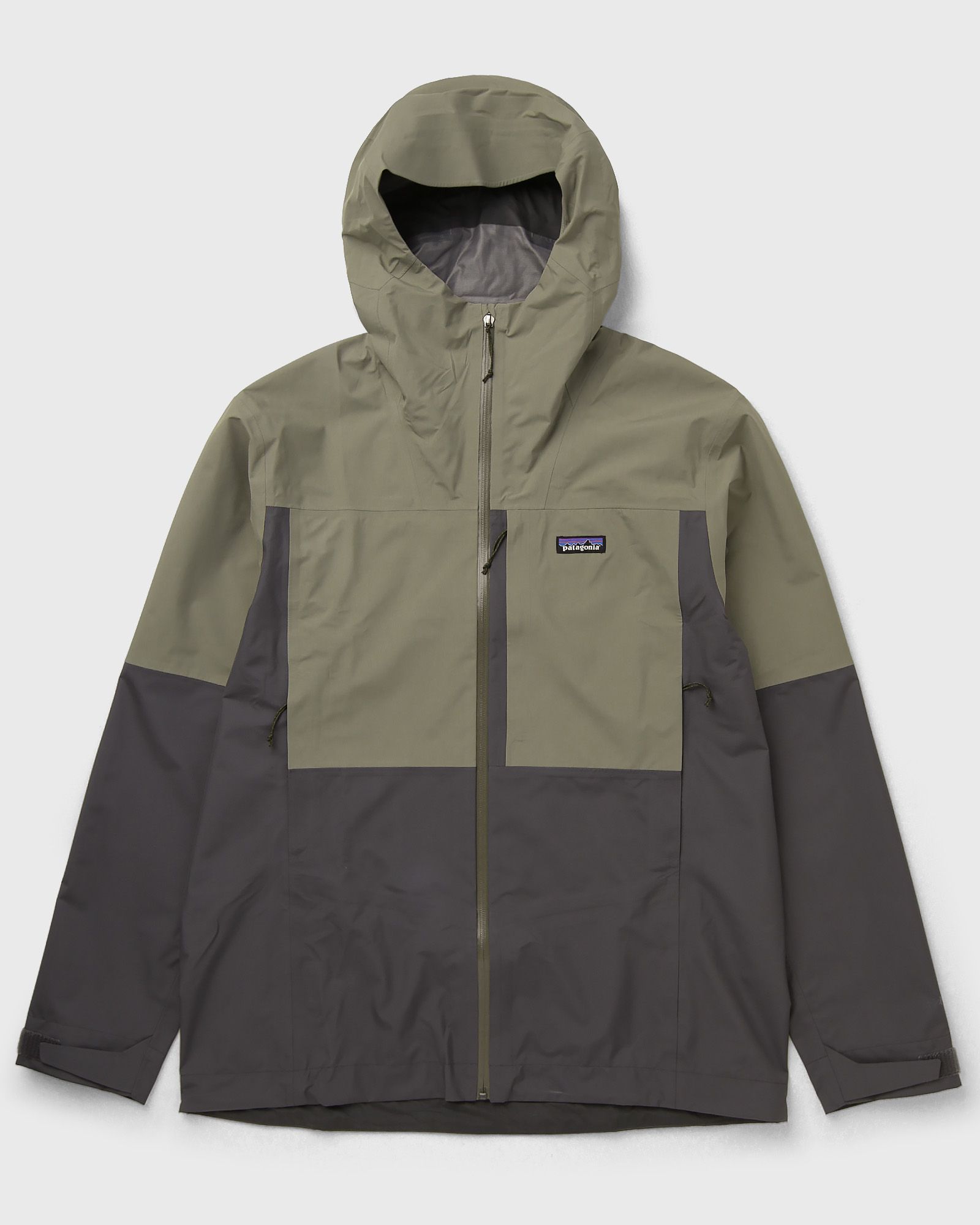 Patagonia M's Boulder Fork Rain Jkt, green|grey
