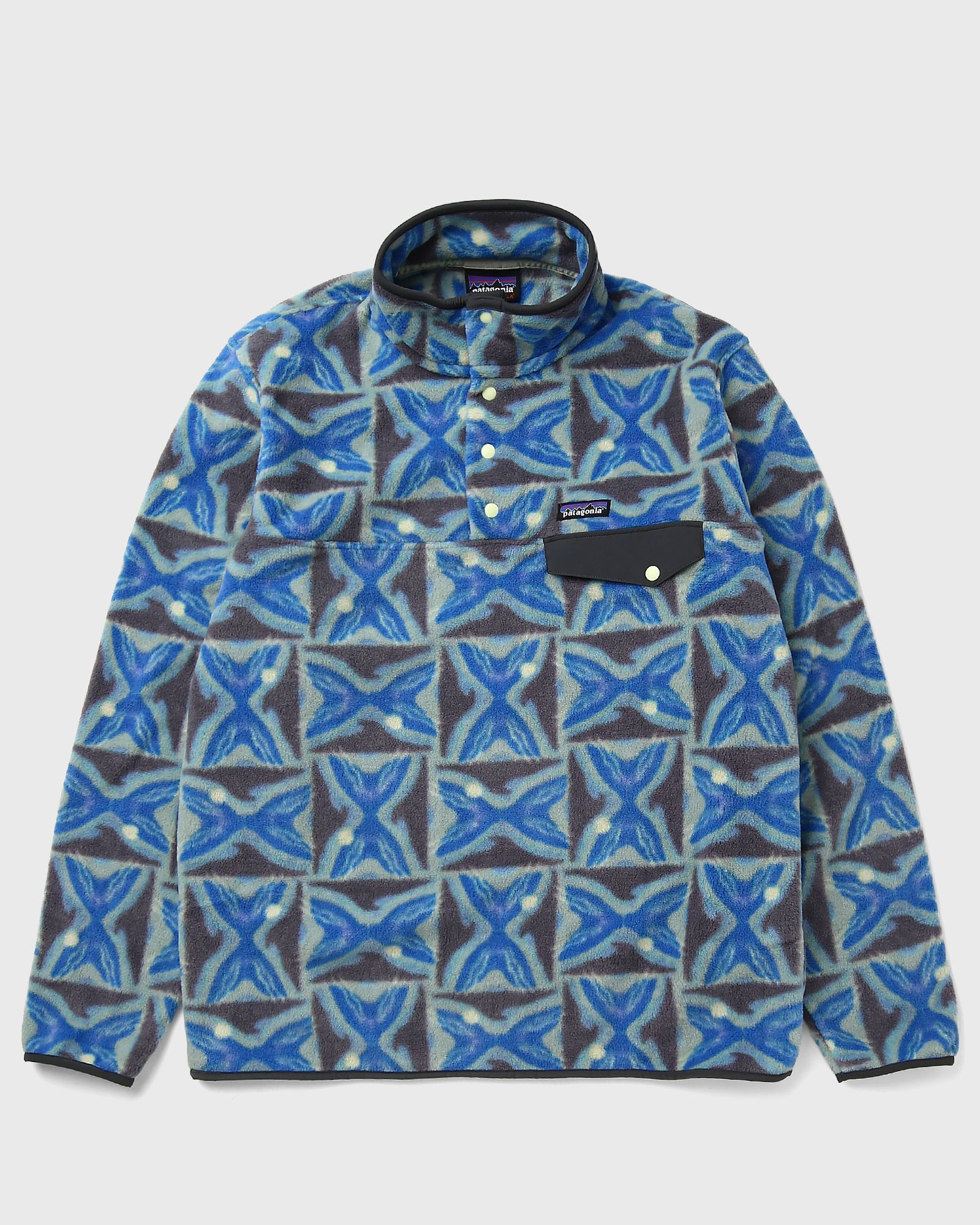 Patagonia | Men's Lightweight Synchilla Snap-T Pullover Top, Deep Freeze Forge Grey, Size Large