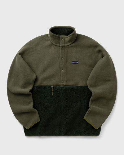 Patagonia Retro Pile Half-Snap Pullover, green