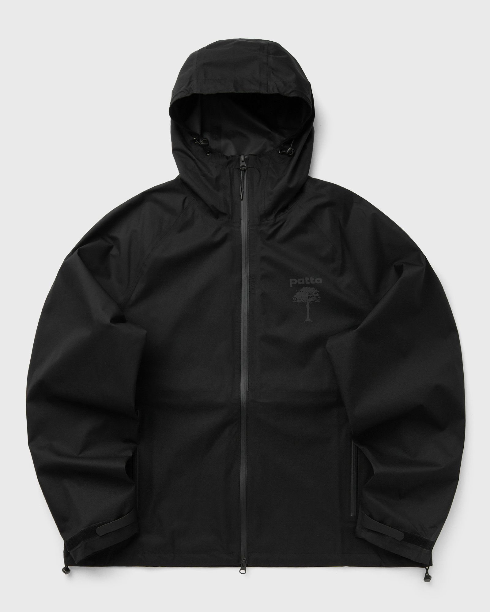 PATTA Patta 3M Reflective Waterproof Rain Jacket, black