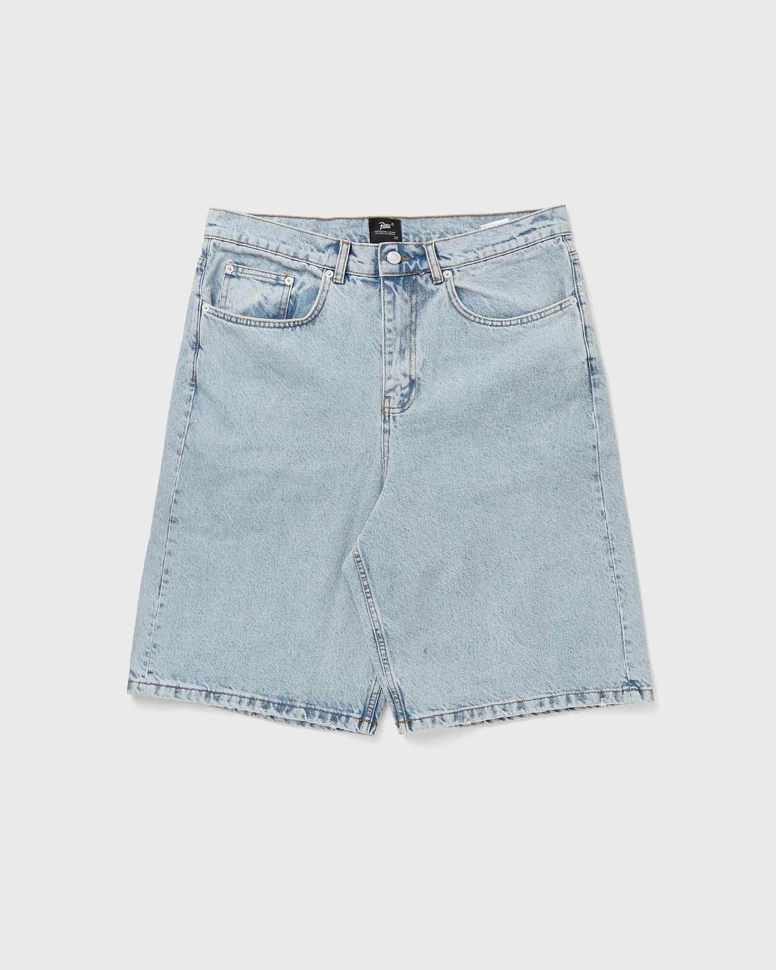 PATTA Patta Light Wash Denim Shorts, blue