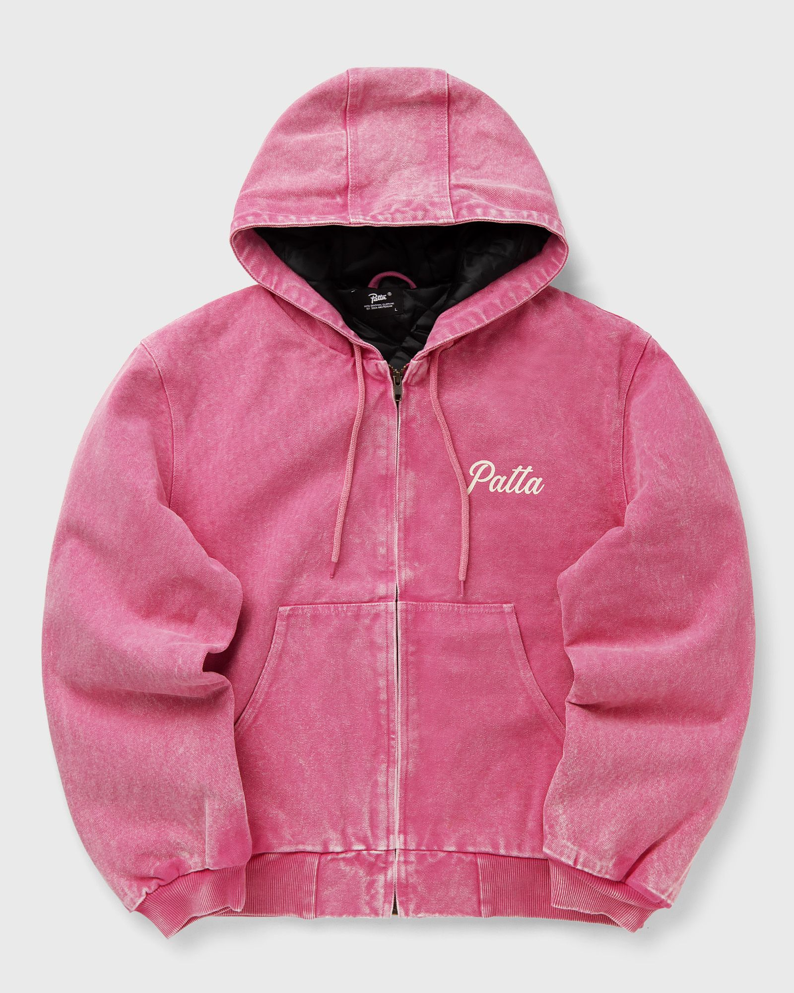 PATTA Patta Peace Canvas Hooded Jacket, pink