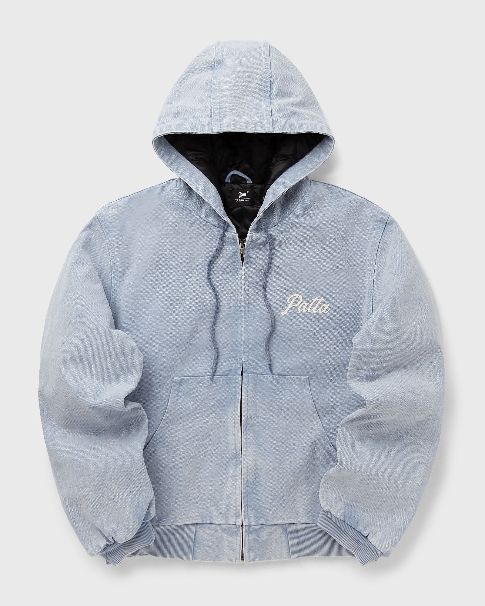 PATTA Patta Peace Canvas Hooded Jacket, blue
